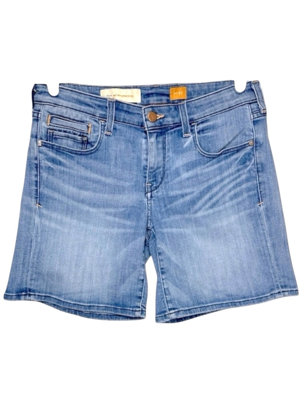 Anthropologie Pilcro Denim Bermuda Shorts Size 27 Coastal Casual
